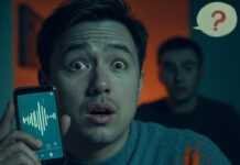 Voice Cloning Apps: Seriously? The Tech That Mimics Anyone Alt text: A surprised person holding a smartphone with a voice waveform, a shadowy figure mimicking in the background, and a question mark speech bubble, in a teal and burnt orange photorealistic-impressionistic style.