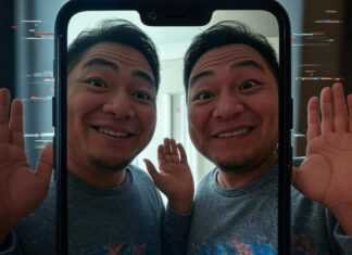 Mirror Image Photo Apps That Create Stunning Effects "Glitchy selfie app doubling my bad hair day into a funny nightmare."