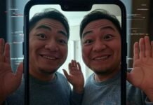 Mirror Image Photo Apps That Create Stunning Effects "Glitchy selfie app doubling my bad hair day into a funny nightmare."