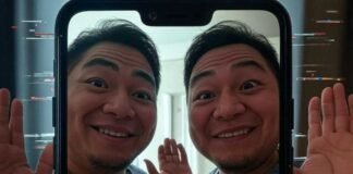 Mirror Image Photo Apps That Create Stunning Effects "Glitchy selfie app doubling my bad hair day into a funny nightmare."