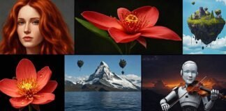 Generate Images From Text Using These Free AI Apps AI generated image montage